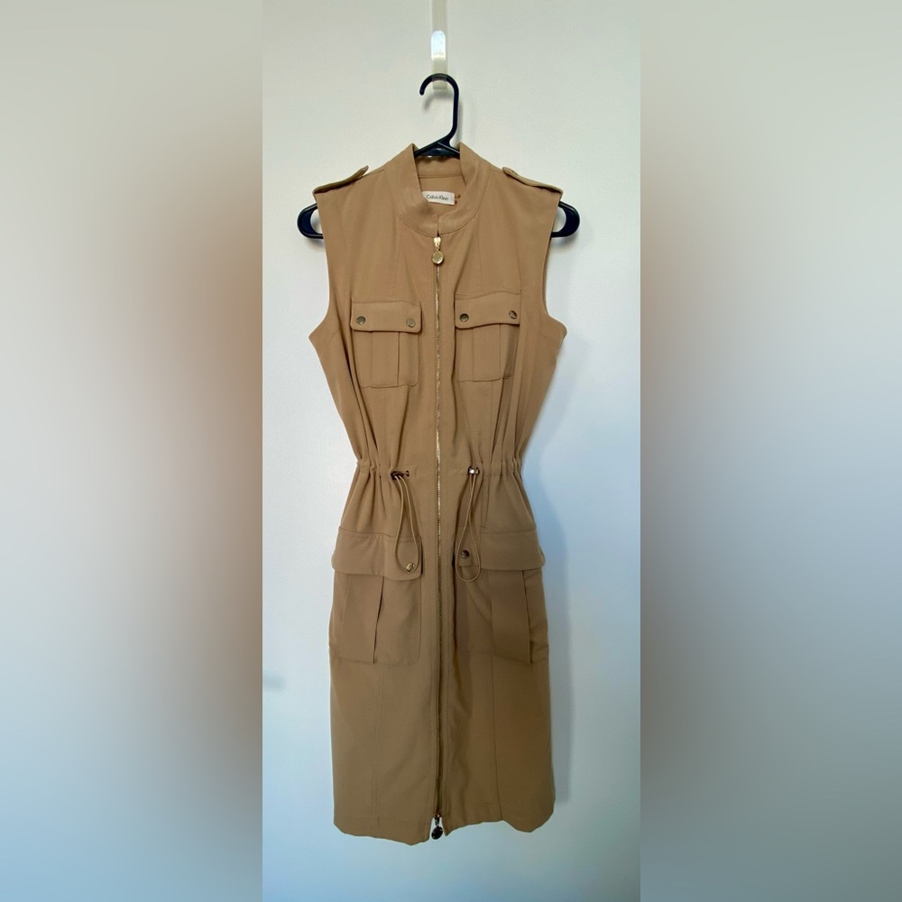 Calvin Klein Tan Dress